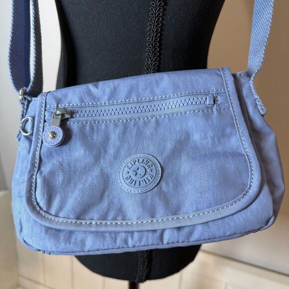 Kipling Sabian Blue Crossbody Mini Bag Purse - Picture 15 of 16